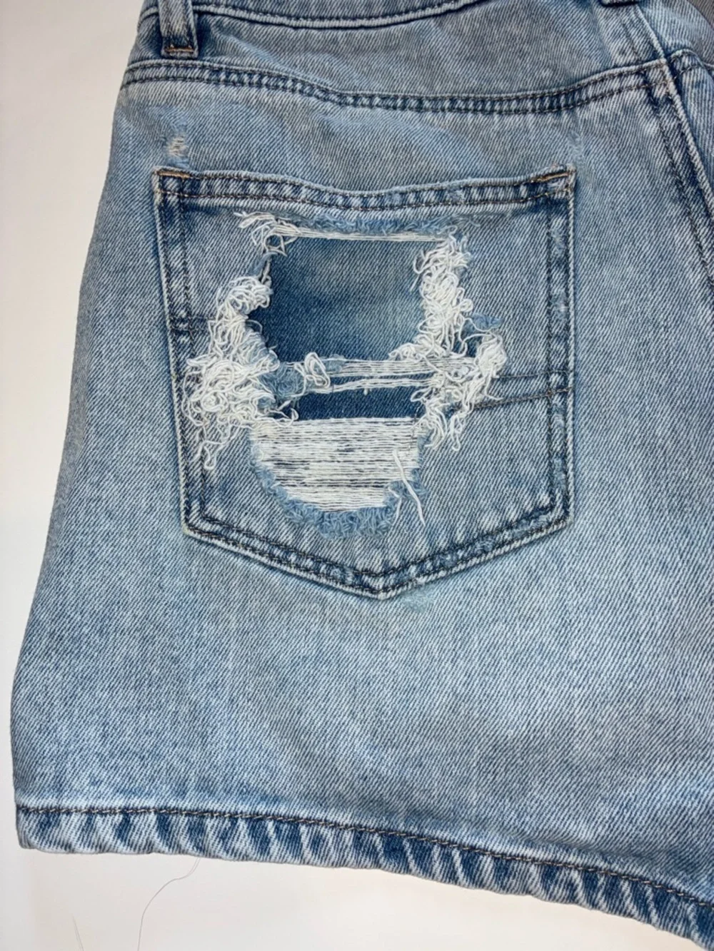AE - Mom Distressed Shorts - Picture 5 of 7